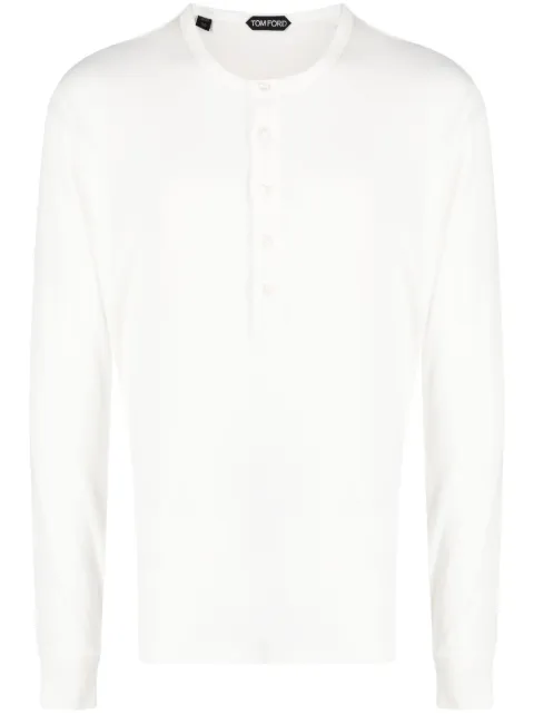 TOM FORD cotton-modal long-sleeve top