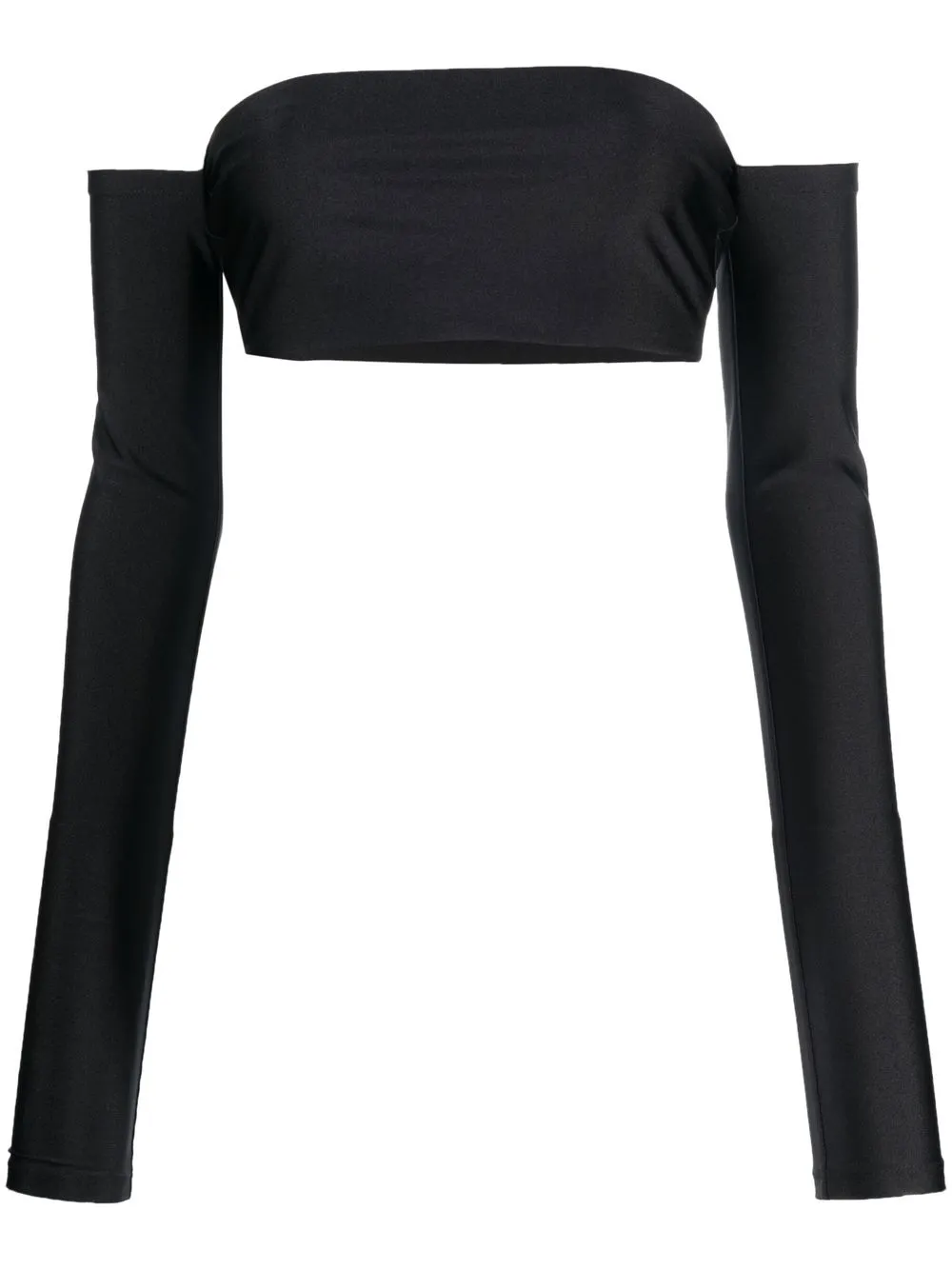 

THE ANDAMANE off-shoulder bandeau top - Black