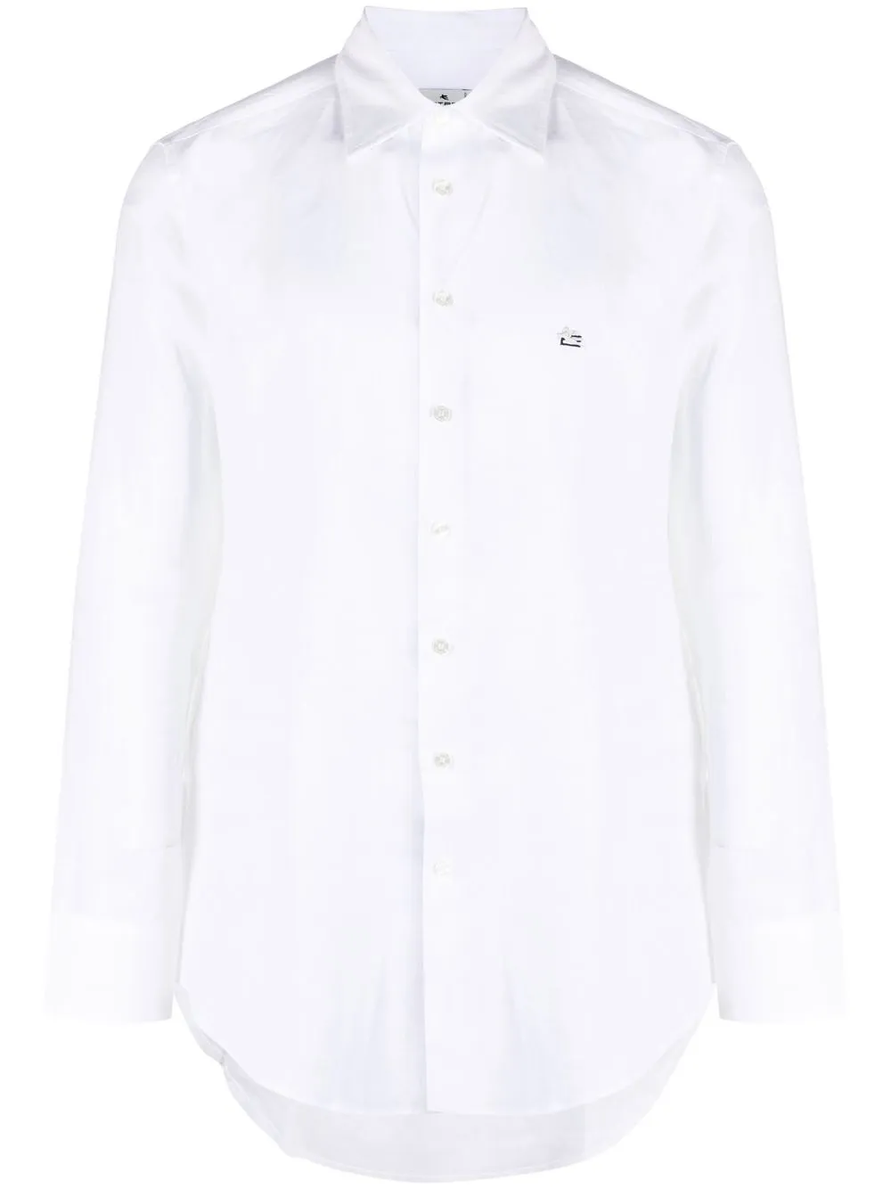 

ETRO embroidered-motif long-sleeve shirt - White