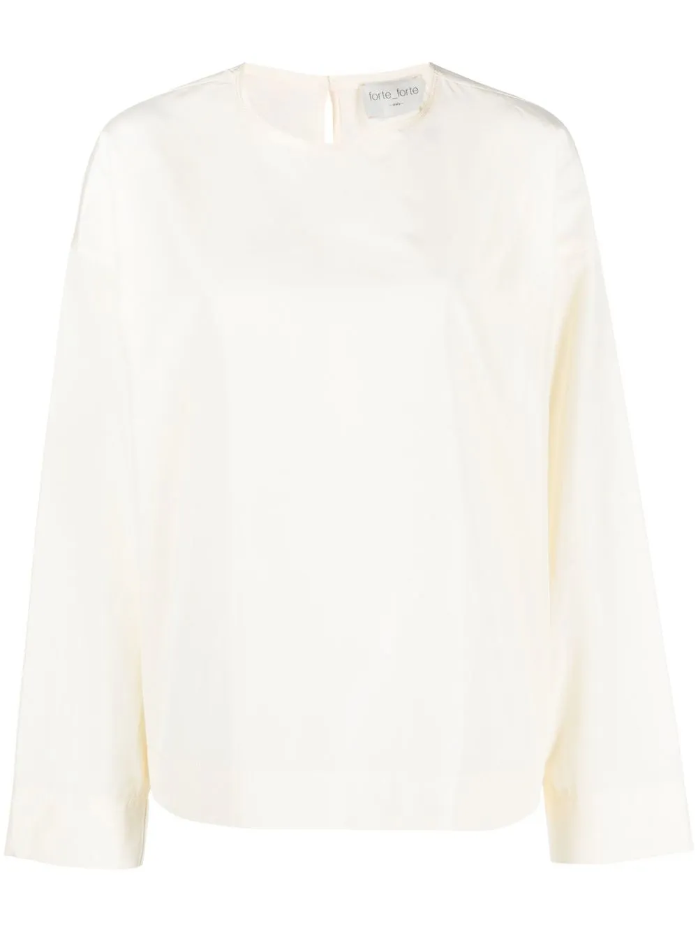 

Forte Forte crew-neck long-sleeve T-shirt - Neutrals