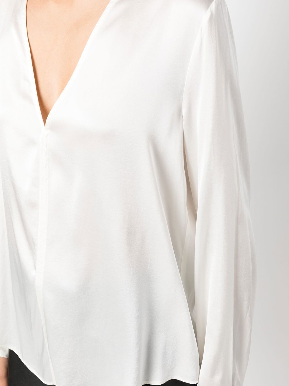 Forte Forte V-neck Silk Blouse - Farfetch