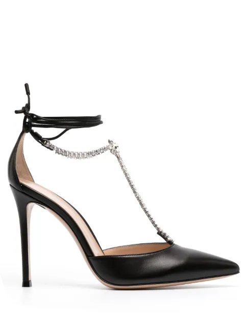 Gianvito Rossi حذاء 'بريليانت' بكعب 105 ملم وزينة كريستال