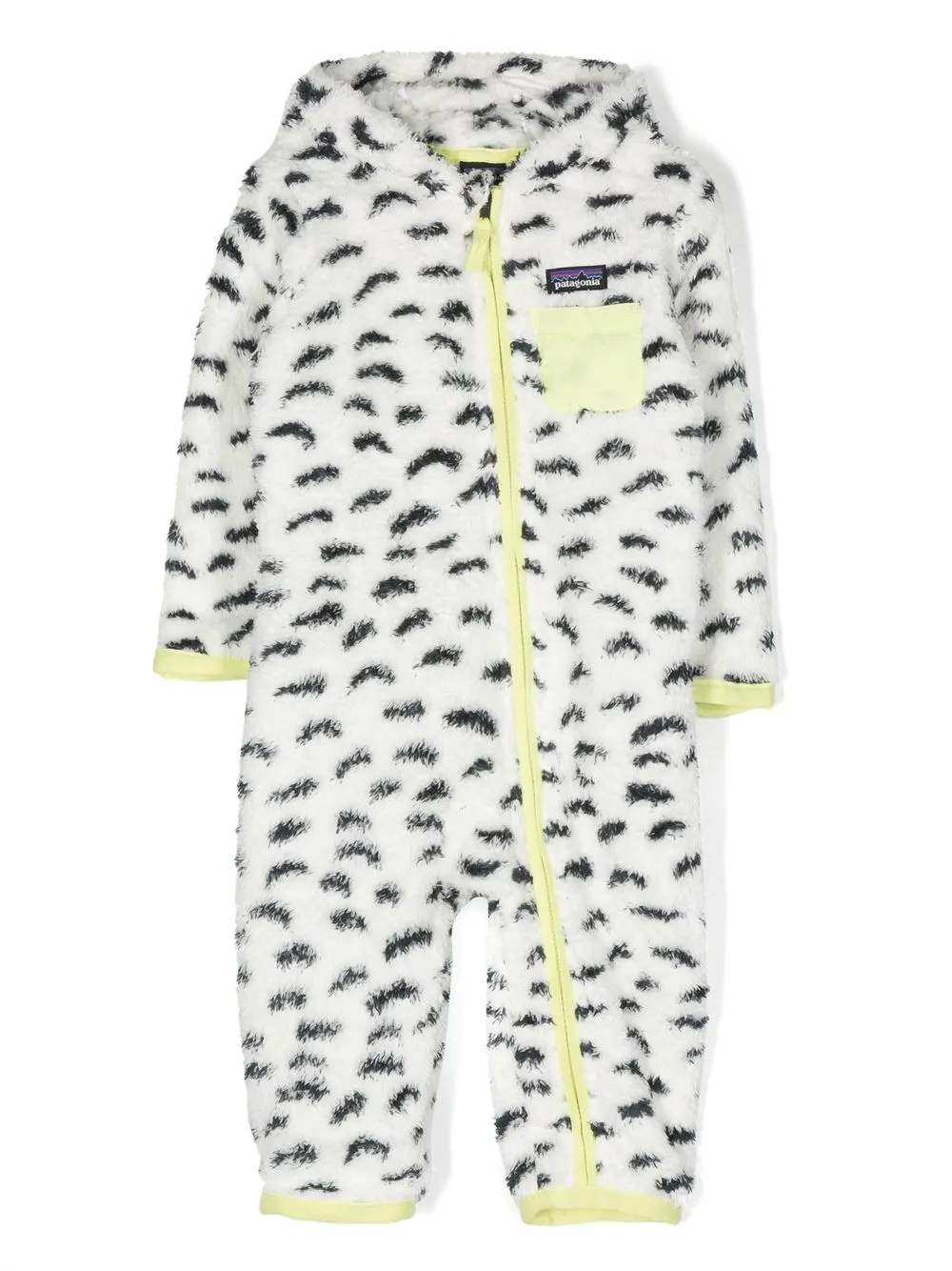 

Patagonia Kids Furry Friends logo-patch bunting - White