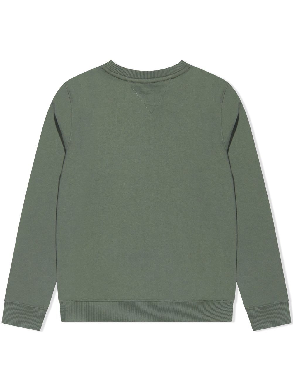 Tommy Hilfiger Junior Sweater met logoprint - Groen