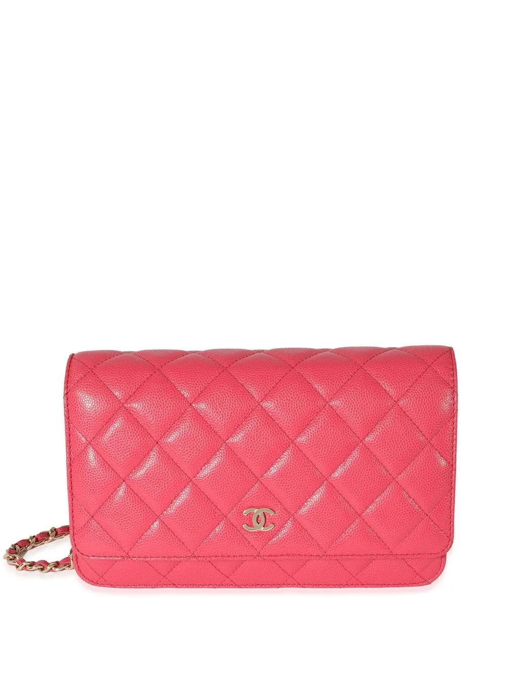 CHANEL Pre-Owned Quilted wallet-on-chain - Farfetch