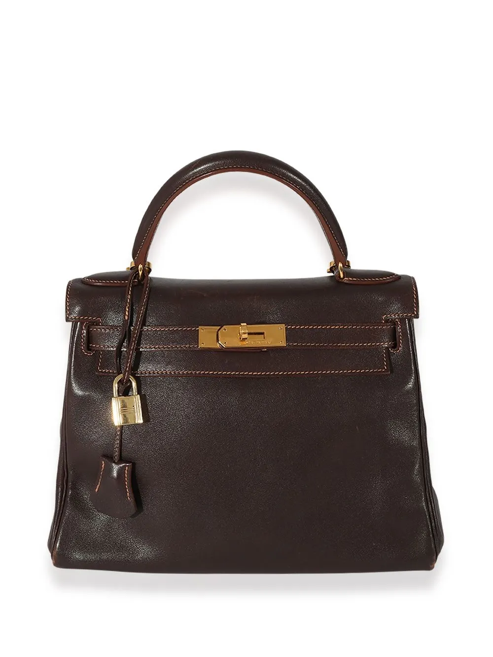 

Hermès pre-owned Kelly 28 bag - Brown