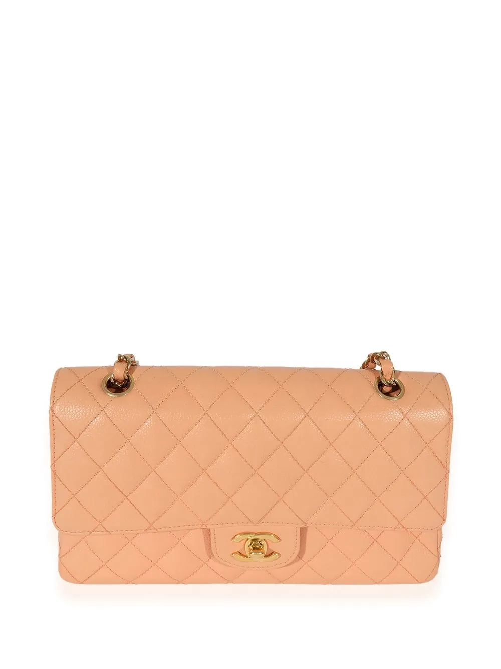 

CHANEL Pre-Owned bolsa de hombro Double Flap mediana - Rosado