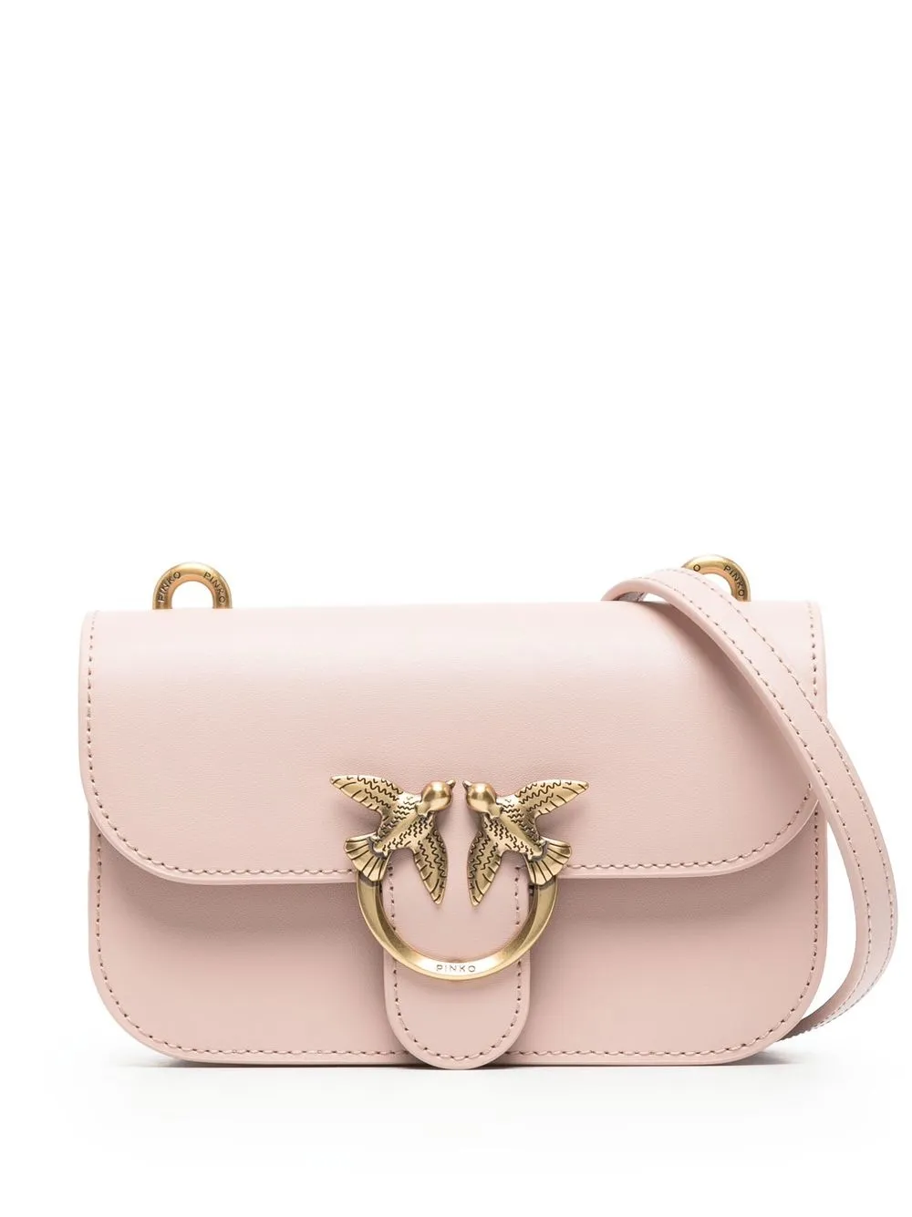 

PINKO bolsa crossbody Love Bell mini - Rosado