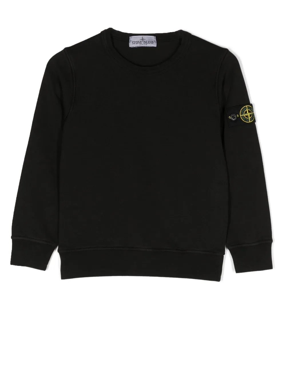 

Stone Island Junior Compass-patch crew-neck sweatshirt - Black