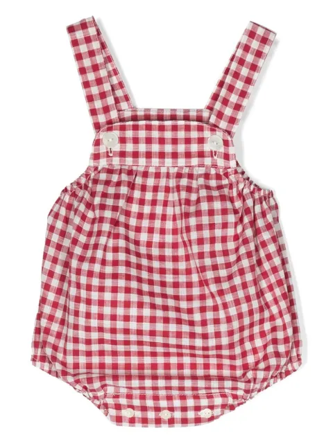 Siola gingham-check shorties