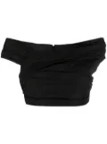 DSQUARED2 off-shoulder crop top - Black