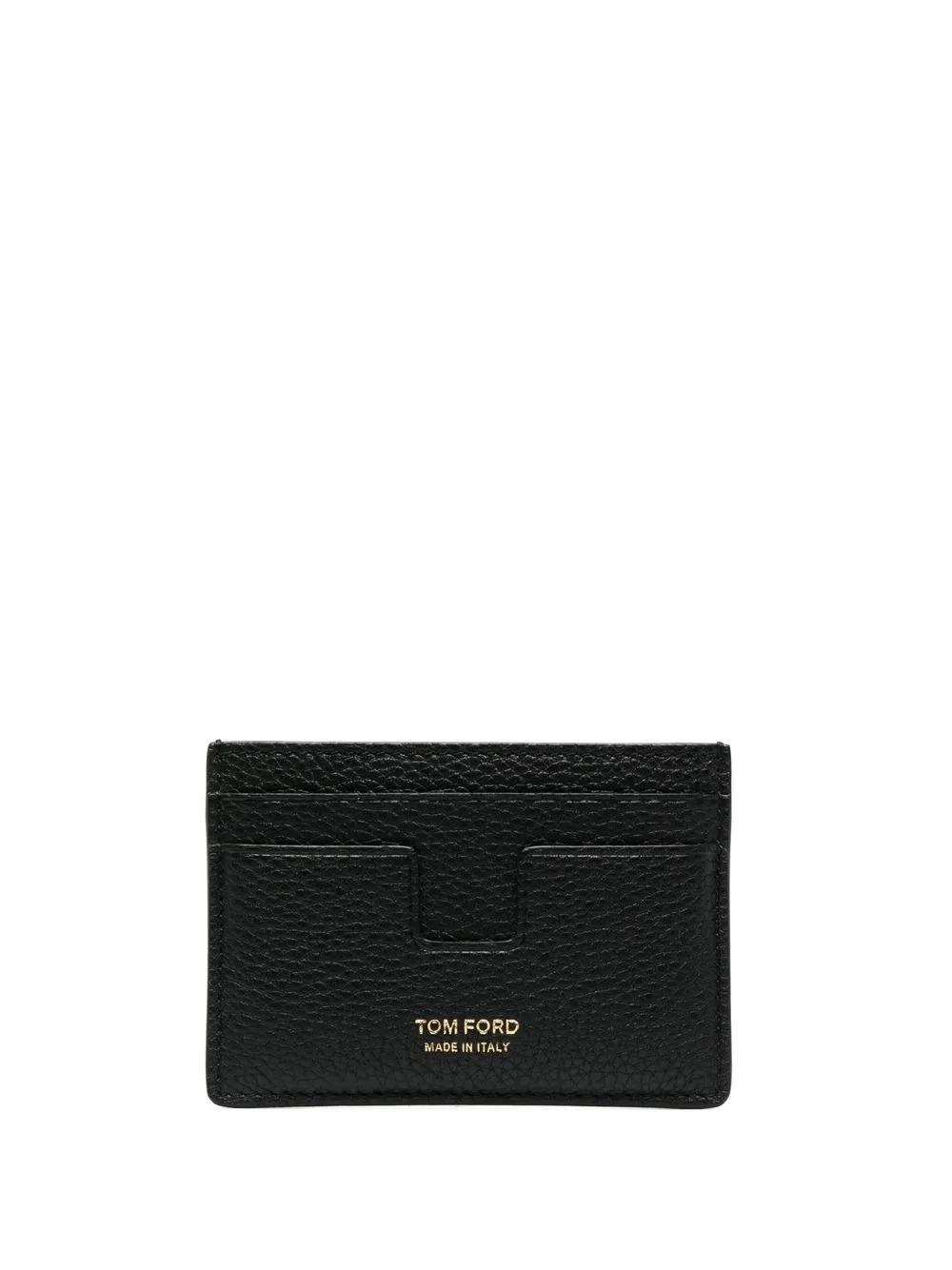 

TOM FORD two-tone logo cardholder - Black