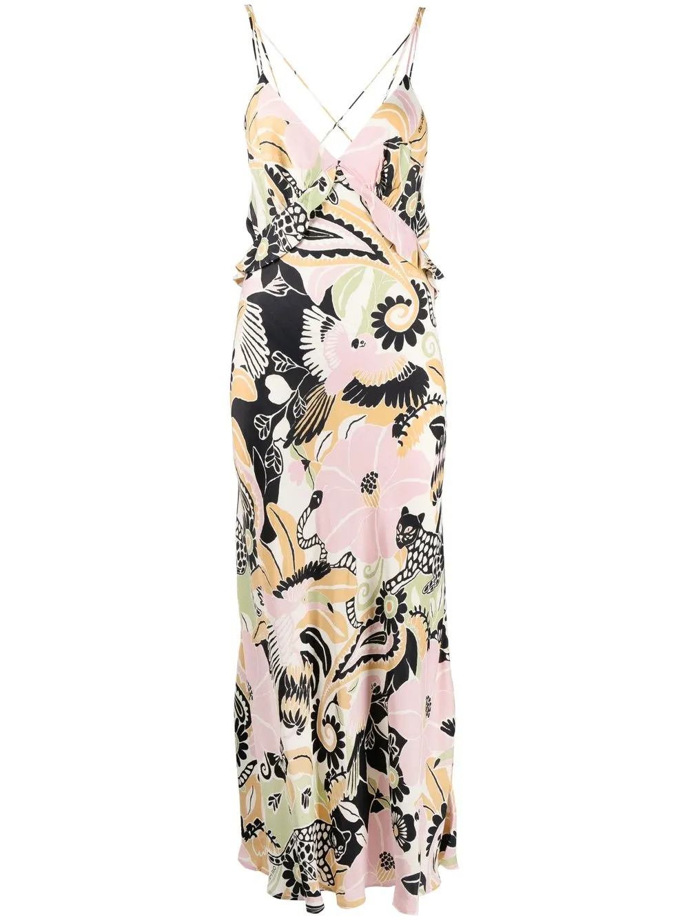 

FARM Rio Vintage Forest midi dress - Multicolour