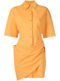 Jacquemus La robe Camisa shirt dress - Orange