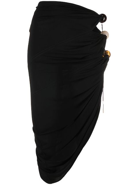 Jacquemus Perola cut-out midi skirt
