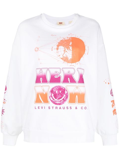 Levi's graphic-print cotton sweatshirt