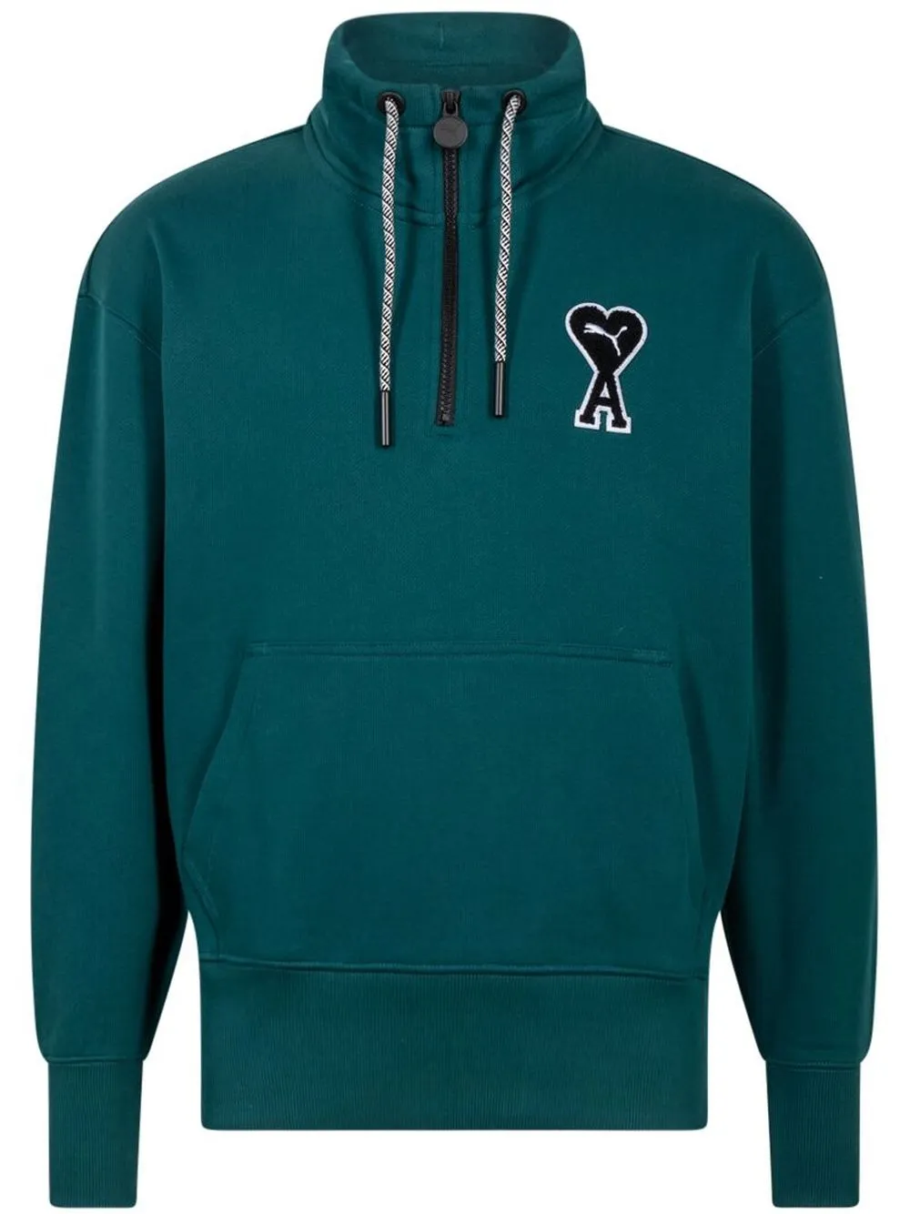 

PUMA x AMI half-zip sweatshirt - Green