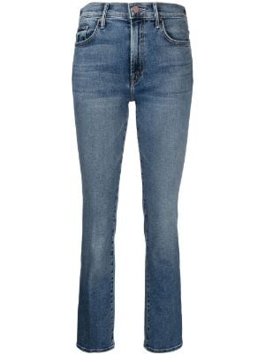 MOTHER mid-rise Flared Jeans - Farfetch