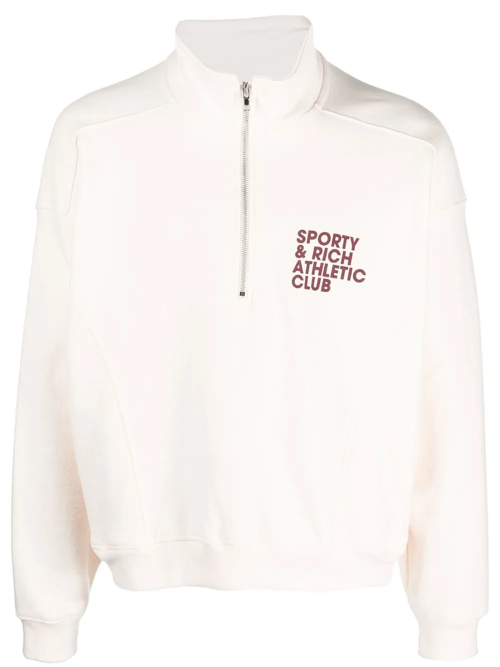 

Sporty & Rich Athletic Club quarter-zip sweatshirt - Neutrals
