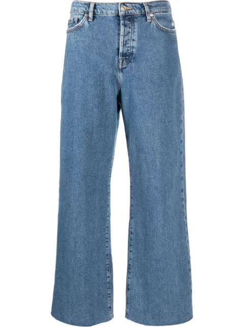 oversize wide-leg jeans