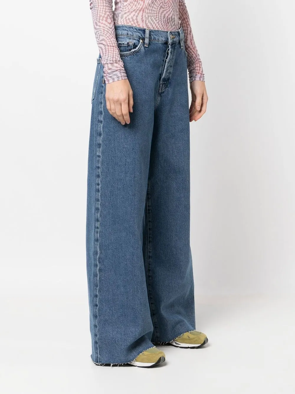 7 For All Mankind ワイドジーンズ - Farfetch