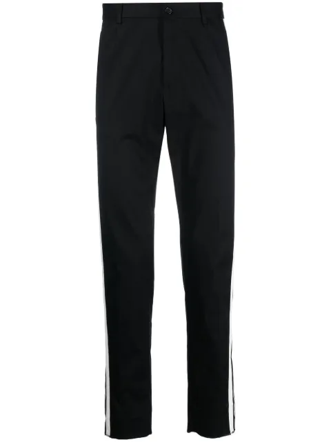 Dolce & Gabbana pantalones de vestir con rayas laterales