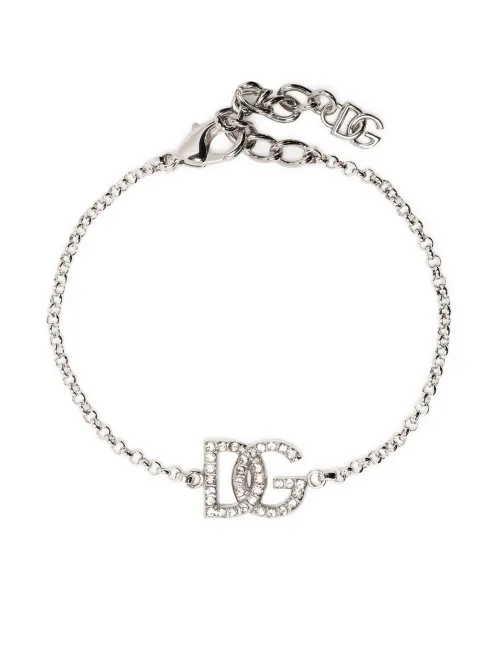 Bracelet à ornements en cristal - Dolce & Gabbana - Modalova