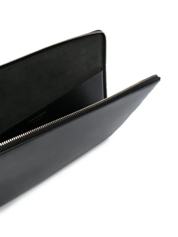 Wallet COMME des GARCONS :: L字型Z wallet Comme Des Garçons Wallet Leather Zipped Briefcase | Black