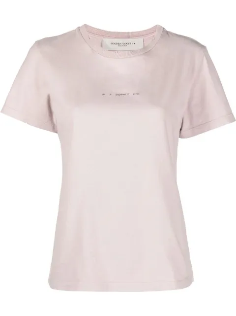 Golden Goose - rear logo-print detail T-shirt