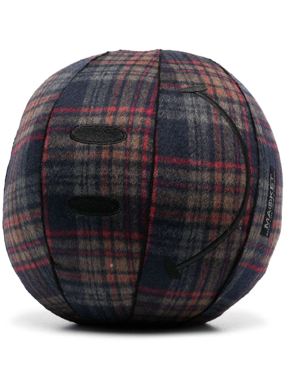 MARKET check-pattern cotton basketball - Blue