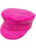 Ruslan Baginskiy embroidered-logo baker boy hat - Pink