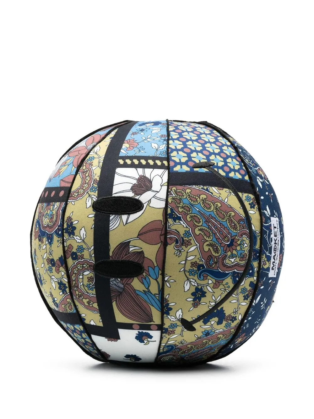 MARKET Basketbal met meerdere patronen - Blauw