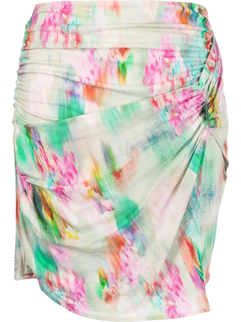 Zirana twist high-waisted skirt
