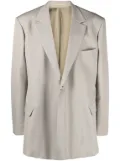 Martine Rose Hanging tailored blazer - Neutrals