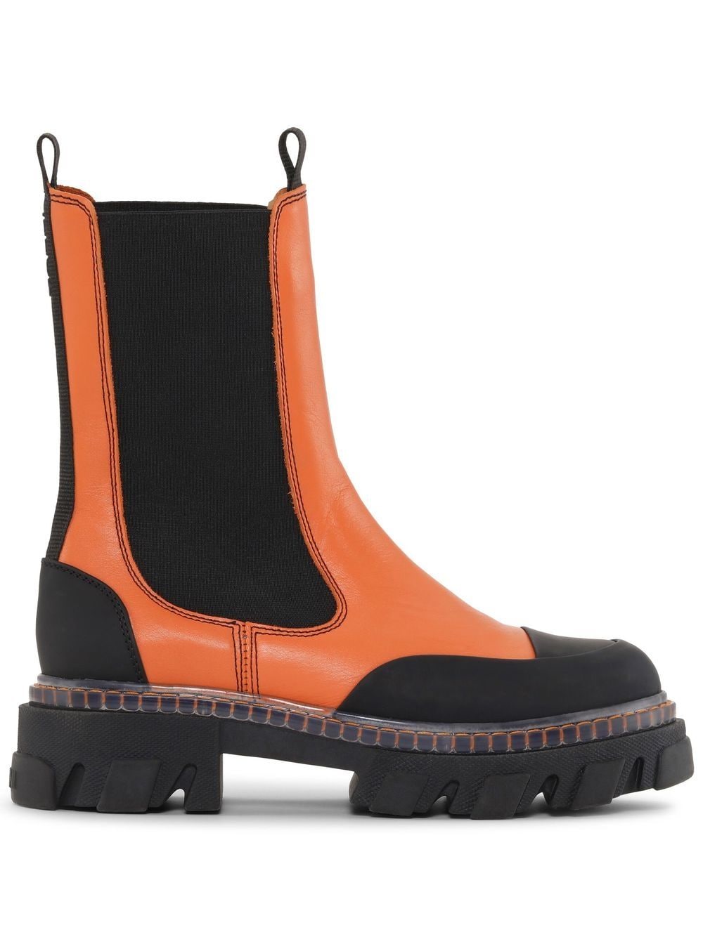 GANNI CLEATED MID CHELSEA BOOTS