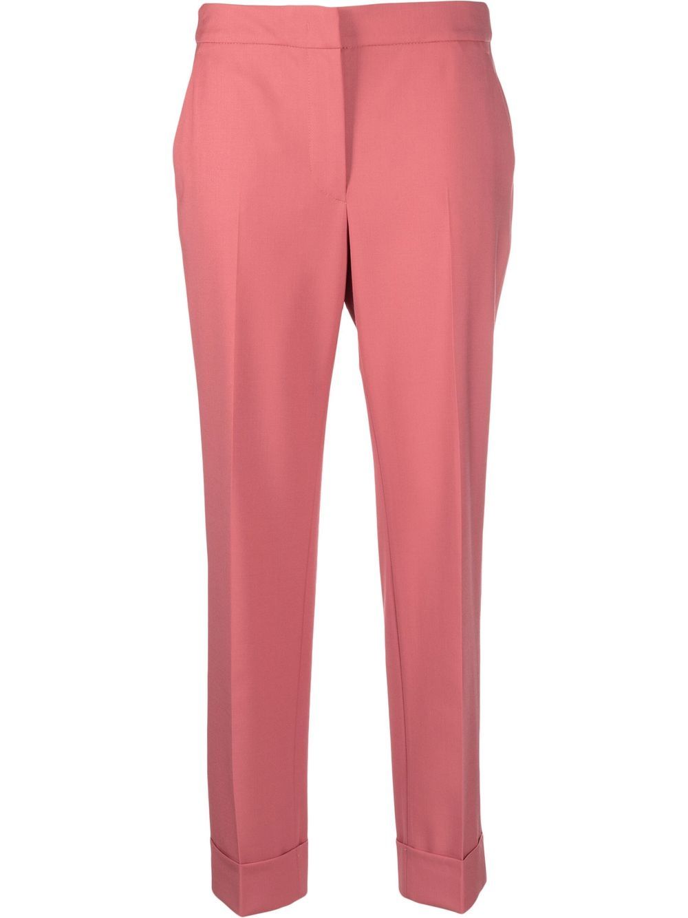 

PT Torino cropped straight-leg trousers - Pink