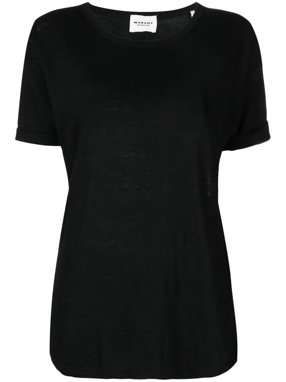 

Isabel Marant Étoile playera manga corta - Negro