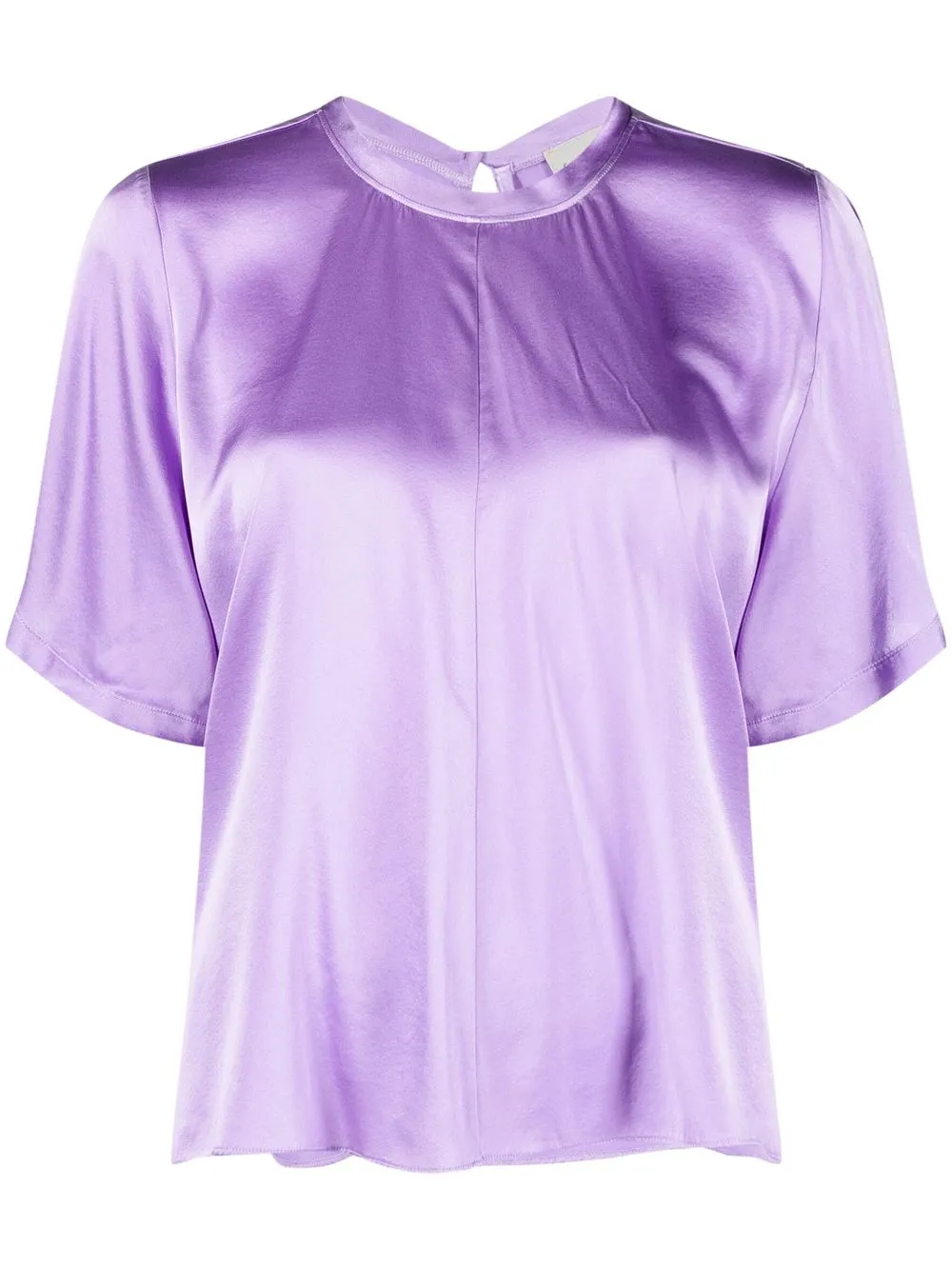 

Forte Forte silk short-sleeve T-shirt - Purple