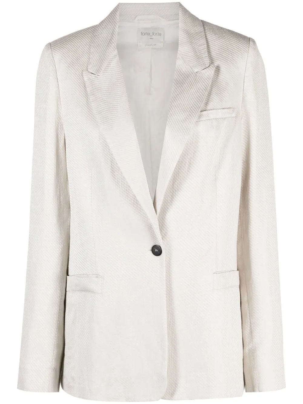 FORTE FORTE SINGLE-BREASTED BLAZER