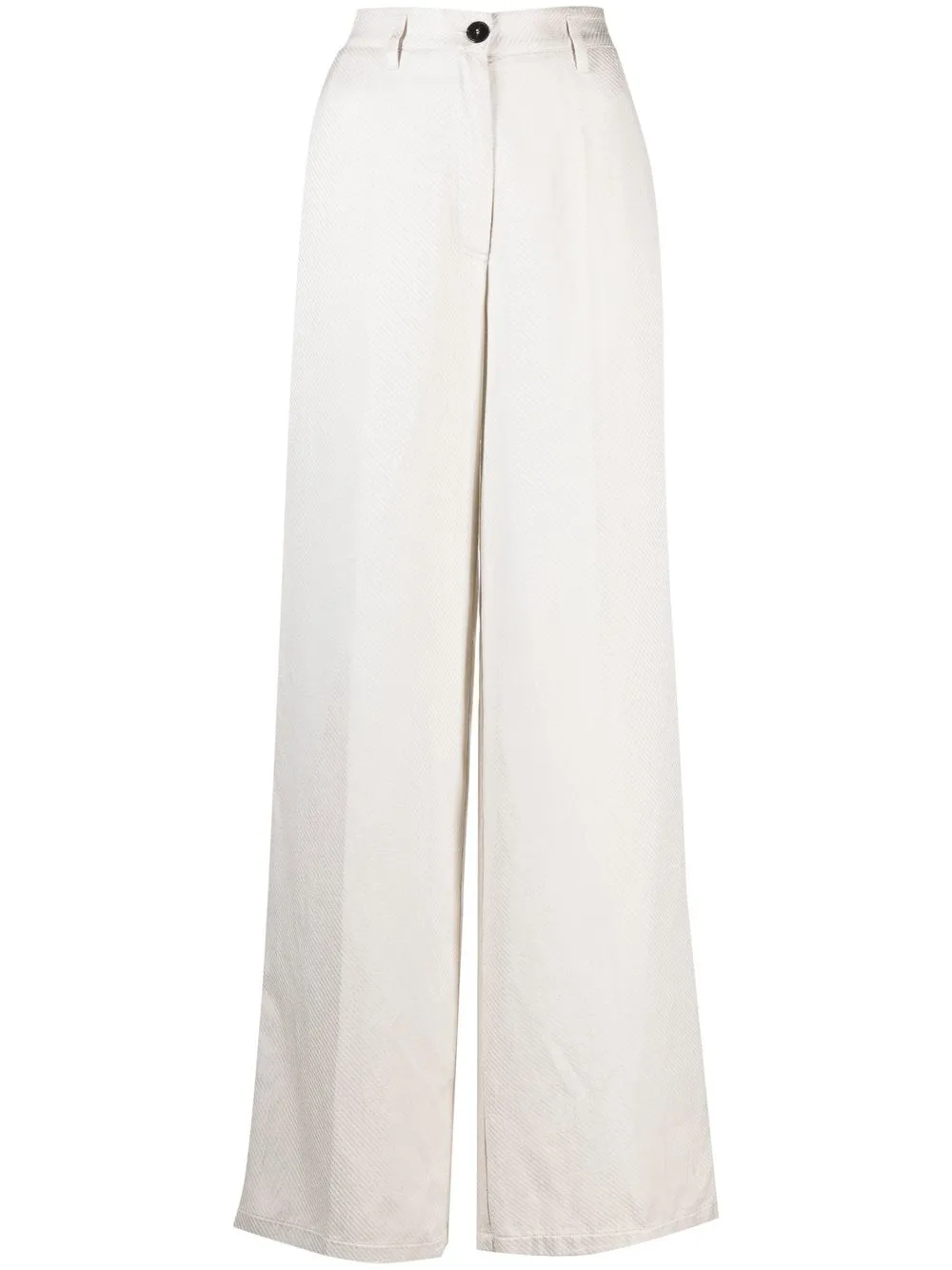 

Forte Forte high-waisted straight-leg trousers - Neutrals