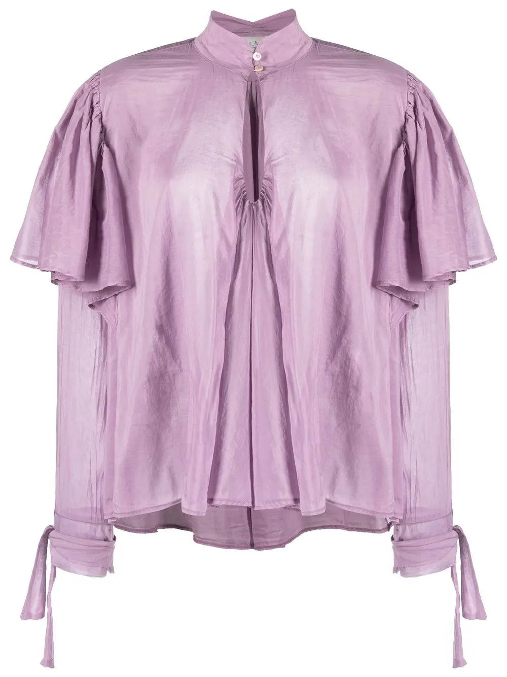 

Forte Forte ruffle-detail blouse - Purple