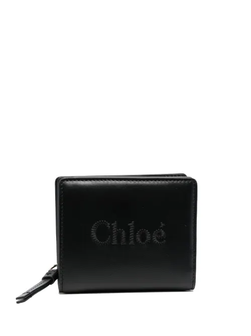Portefeuille Sense à logo brodé - Chloé - Modalova