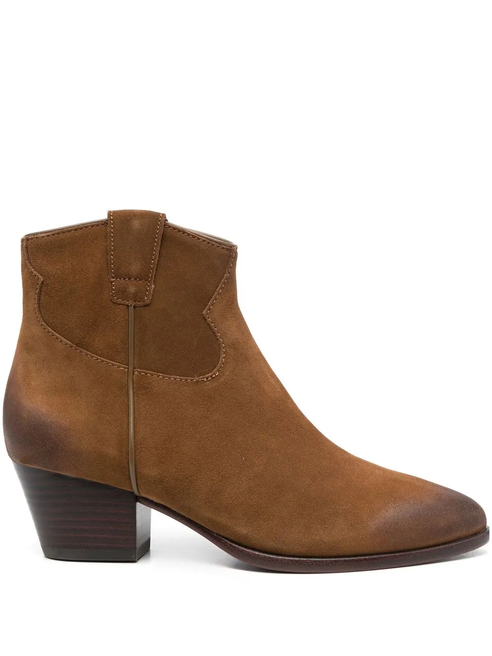 

Ash 50mm heeled suede boots - Brown