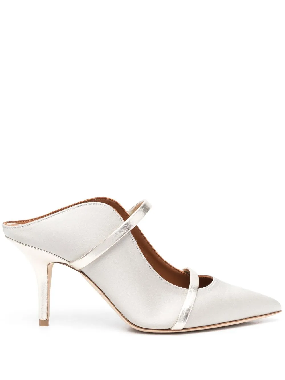 

Malone Souliers Maureen 75mm mules - Silver