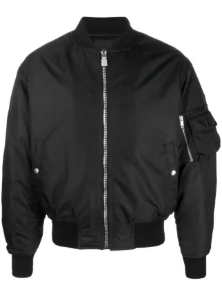 Givenchy logo-print zip-up Bomber Jacket - Farfetch