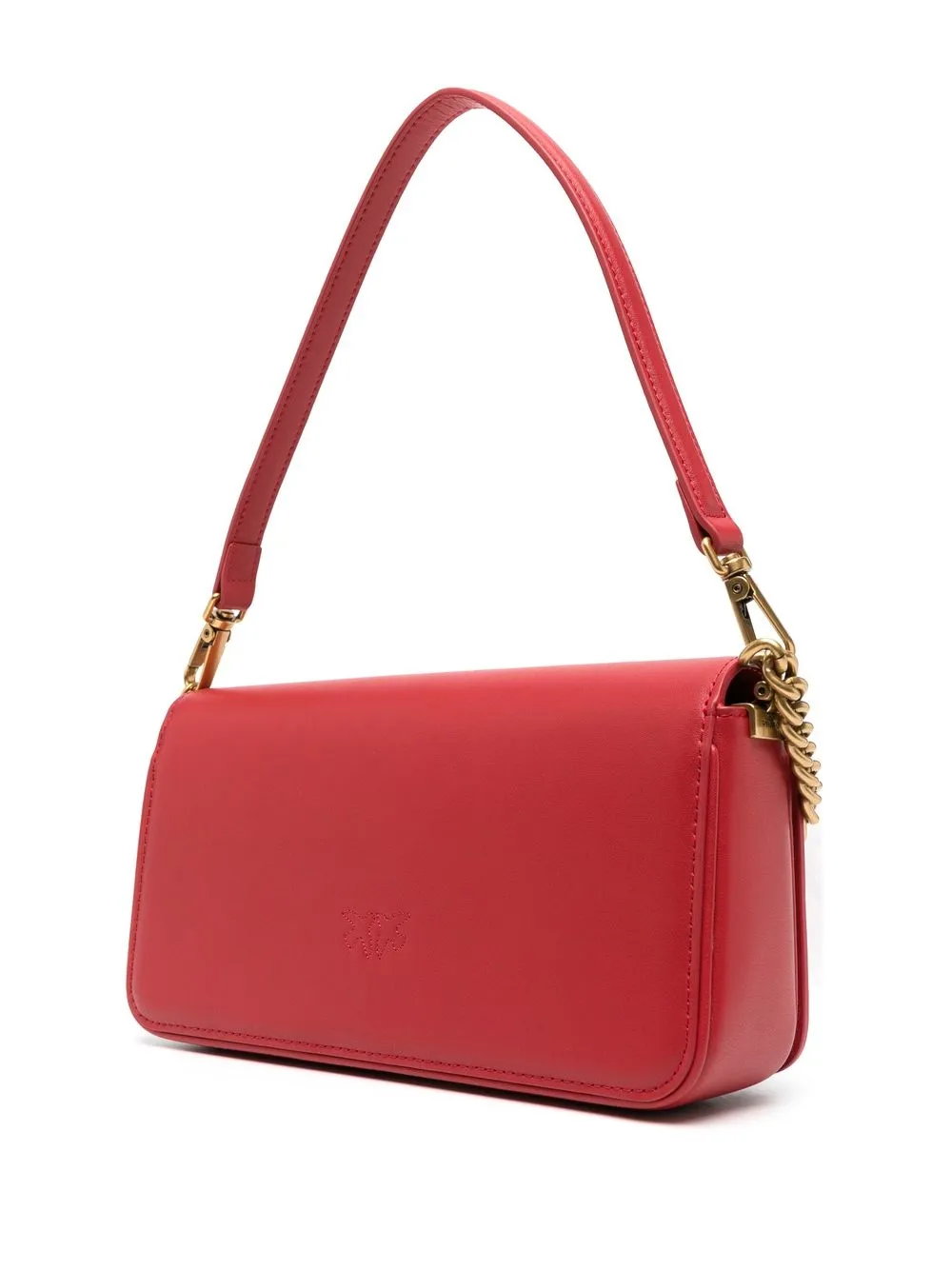 Pinko Logoplaque Crossbody Bag In Red ModeSens