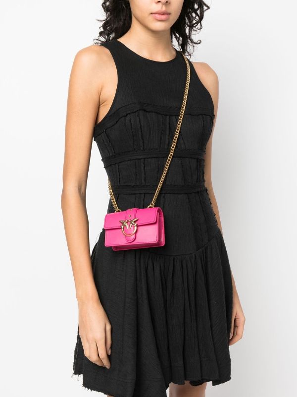 PINKO Mini Love Icon Umhangetasche Rosa FARFETCH AT