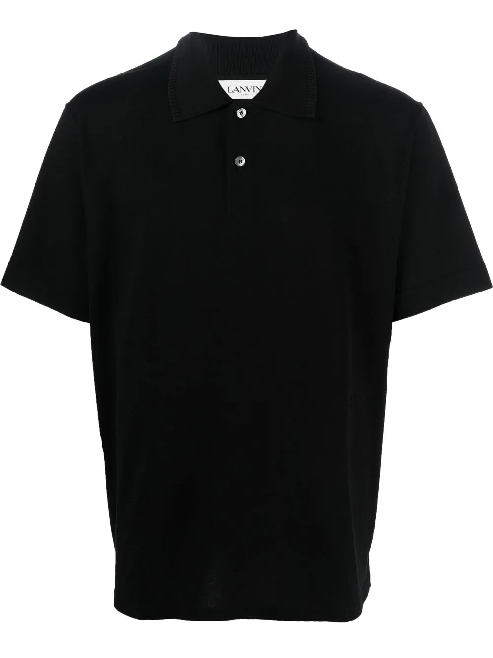 

Lanvin cotton polo shirt - Black