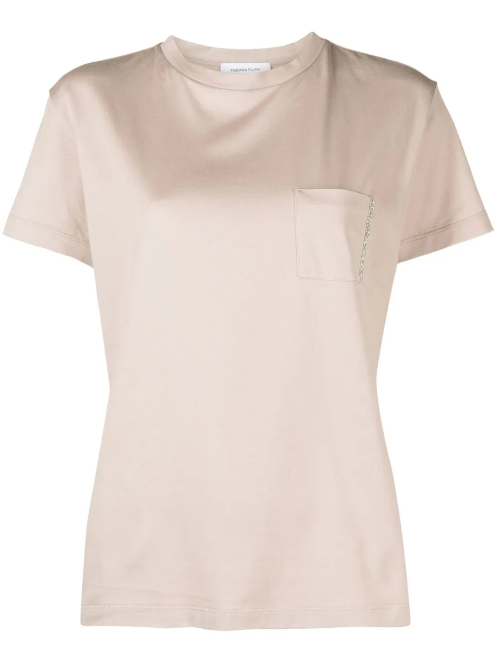 

Fabiana Filippi short-sleeve cotton T-shirt - Pink