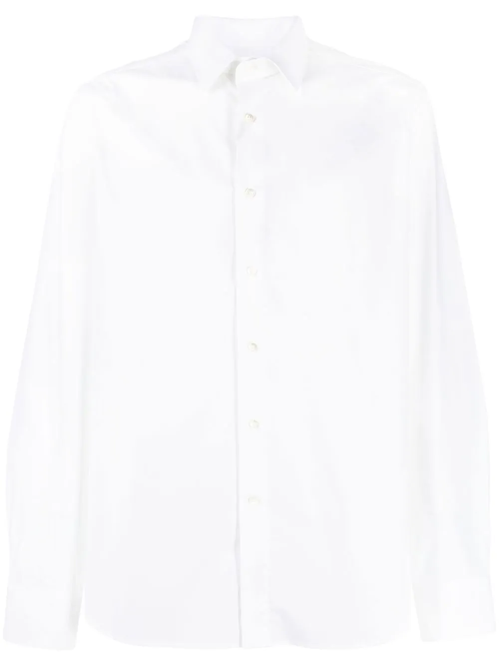 CANALI CLASSIC PLAIN SLIM-FIT SHIRT